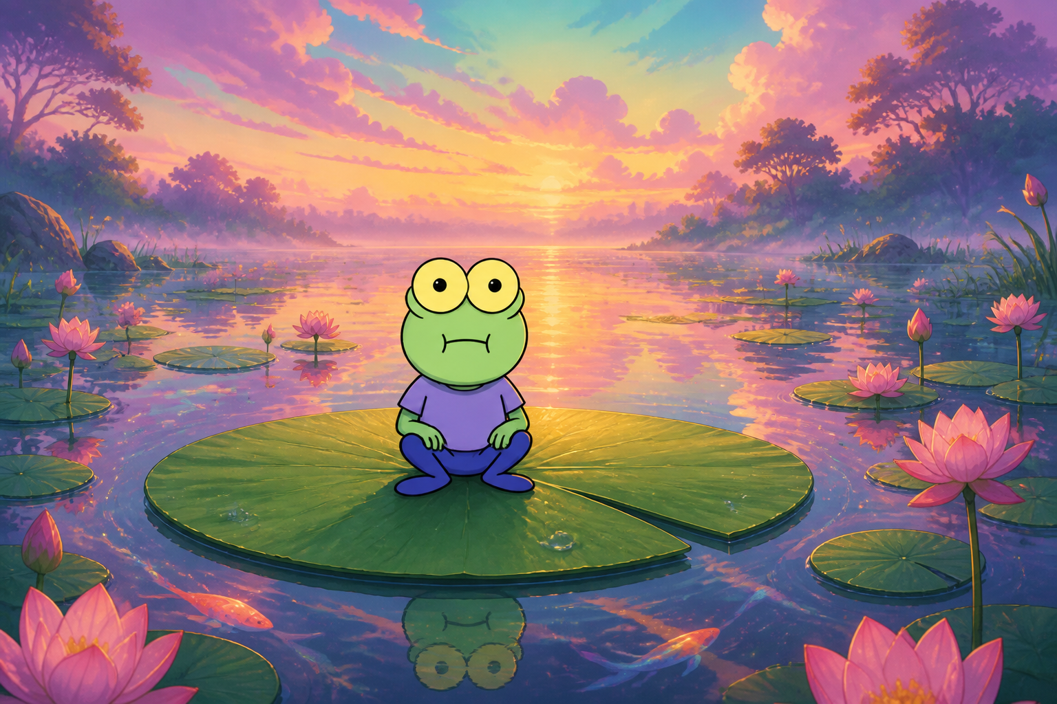 Hoopla lily pond